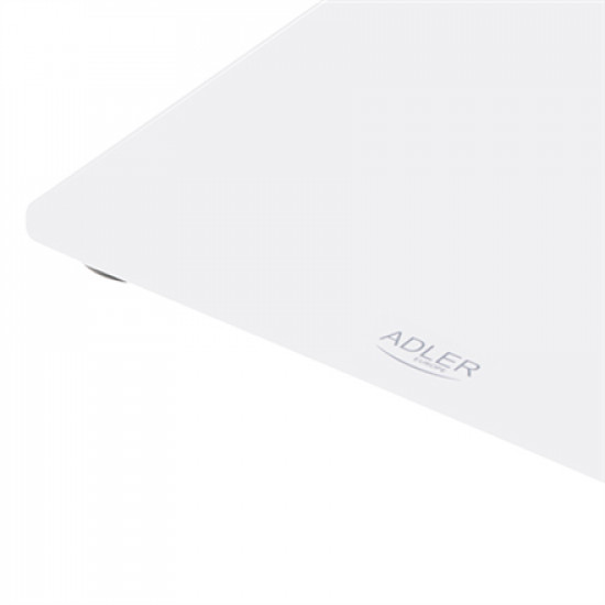 Adler Bathroom scale AD 8157w Maximum weight (capacity) 150 kg Accuracy 100 g Body Mass Index (BMI) measuring White