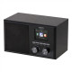 Camry Internet radio CR 1180 AUX in Black Alarm function