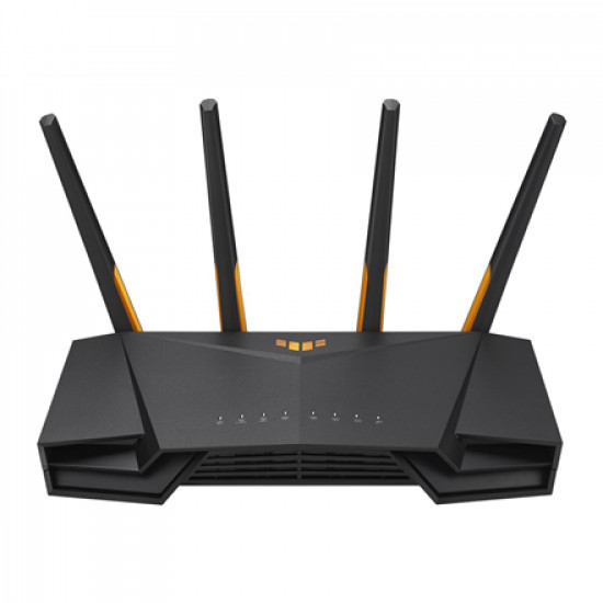 ASUS TUF-AX3000 V2 Dual Band WiFi 6 Gaming Router Asus Dual Band WiFi 6 Gaming Router TUF-AX3000 V2 802.11ax 2402+574 Mbit/s 10/100/1000 Mbit/s Ethernet LAN (RJ-45) ports 4 Mesh Support Yes MU-MiMO Yes No mobile broadband Antenna type 4xExternal 1 x USB 3