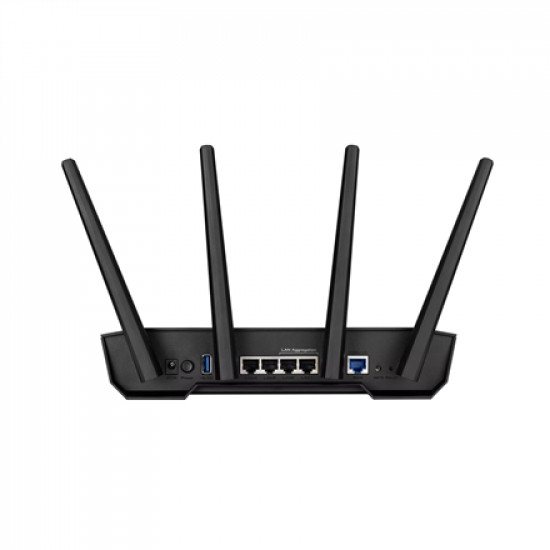 ASUS TUF-AX3000 V2 Dual Band WiFi 6 Gaming Router Asus Dual Band WiFi 6 Gaming Router TUF-AX3000 V2 802.11ax 2402+574 Mbit/s 10/100/1000 Mbit/s Ethernet LAN (RJ-45) ports 4 Mesh Support Yes MU-MiMO Yes No mobile broadband Antenna type 4xExternal 1 x USB 3