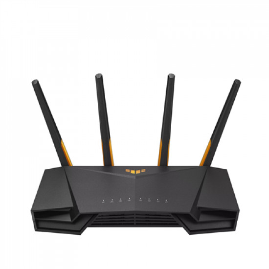 ASUS TUF-AX3000 V2 Dual Band WiFi 6 Gaming Router Asus Dual Band WiFi 6 Gaming Router TUF-AX3000 V2 802.11ax 2402+574 Mbit/s 10/100/1000 Mbit/s Ethernet LAN (RJ-45) ports 4 Mesh Support Yes MU-MiMO Yes No mobile broadband Antenna type 4xExternal 1 x USB 3