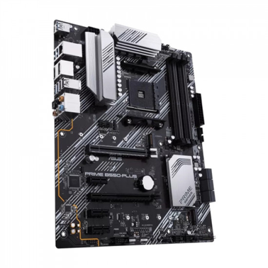 Asus PRIME B550-PLUS Processor family AMD Processor socket AM4 DDR4 DIMM Memory slots 4 Supported hard disk drive interfaces SATA, M.2 Number of SATA connectors 6 Chipset AMD B550 ATX