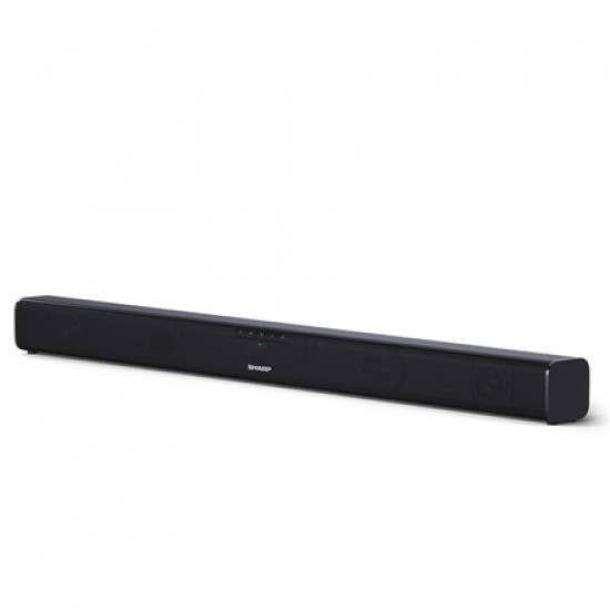 Sharp HT-SB110 2.0 Slim Soundbar HDMI, Optical, Bluetooth 90 W Bluetooth Wireless connection Black