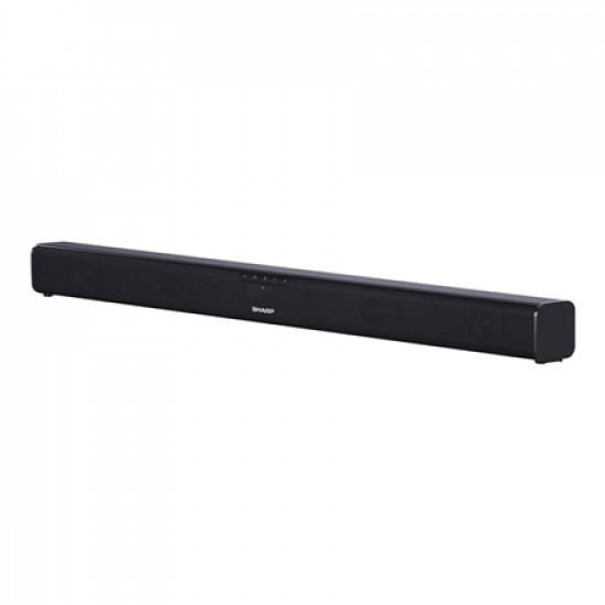 Sharp HT-SB110 2.0 Slim Soundbar HDMI, Optical, Bluetooth 90 W Bluetooth Wireless connection Black