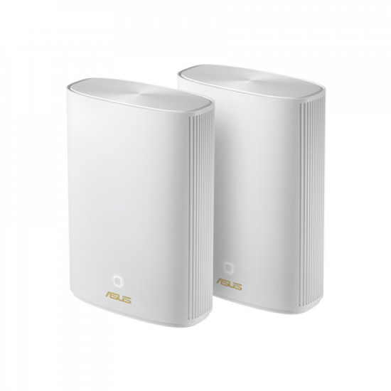 Asus ZenWiFi AX Hybrid (XP4) (2pk White) 802.11ax 574+1201 Mbit/s Ethernet LAN (RJ-45) ports 2 Mesh Support Yes MU-MiMO Yes 1 x USB 3.0