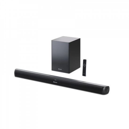 Sharp HT-SBW202 2.1 Soundbar with Wireless Subwoofer for TV above 40, HDMI ARC/CEC, Aux-in, Optical, Bluetooth, 92cm, Black | Sharp | TV SoundBar with Wireless Subwoofer | HT-SBW202 | Black | No | AUX in | Bluetooth | 200 W | Wireless connection