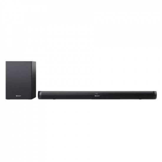 Sharp HT-SBW202 2.1 Soundbar with Wireless Subwoofer for TV above 40, HDMI ARC/CEC, Aux-in, Optical, Bluetooth, 92cm, Black | Sharp | TV SoundBar with Wireless Subwoofer | HT-SBW202 | Black | No | AUX in | Bluetooth | 200 W | Wireless connection