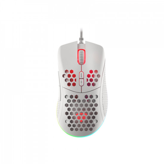 Genesis Gaming Mouse Krypton 555 Wired USB 2.0 Gaming Mouse White