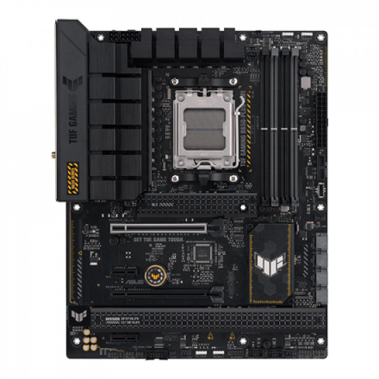 Asus TUF GAMING B650-PLUS WIFI Processor family AMD Processor socket AM5 DDR5 DIMM Memory slots 4 Supported hard disk drive interfaces SATA, M.2 Number of SATA connectors 4 Chipset AMD B650 ATX