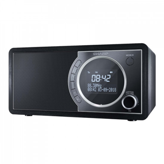 Sharp DR-450(BK) Digital Radio, FM/DAB/DAB+, Bluetooth 4.2, Alarm function, Midnight Black Sharp Digital Radio DR-450(BK) Midnight Black Bluetooth FM radio