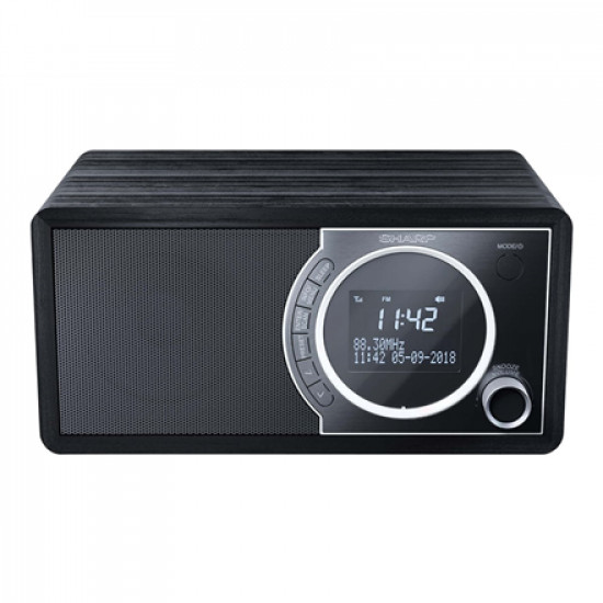 Sharp DR-450(BK) Digital Radio, FM/DAB/DAB+, Bluetooth 4.2, Alarm function, Midnight Black Sharp Digital Radio DR-450(BK) Midnight Black Bluetooth FM radio