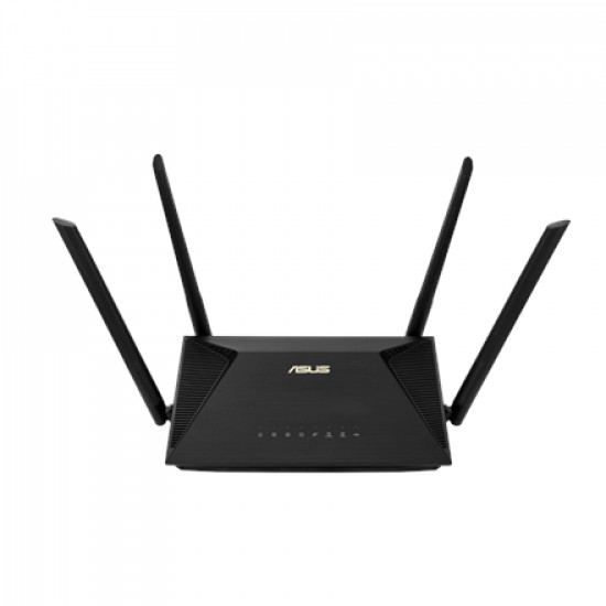 Asus Wireless AX1800 Dual Band Gigabit Router, UK RT-AX53U 1201+600 Mbit/s Ethernet LAN (RJ-45) ports 4 Mesh Support No MU-MiMO Yes No mobile broadband Antenna type External antenna x 4