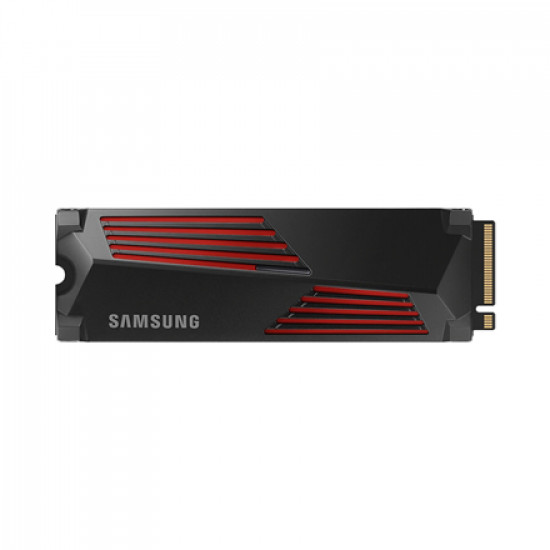 Samsung 990 PRO with Heatsink 1000 GB SSD form factor M.2 2280 SSD interface M.2 NVME Write speed 6900 MB/s Read speed 7450 MB/s