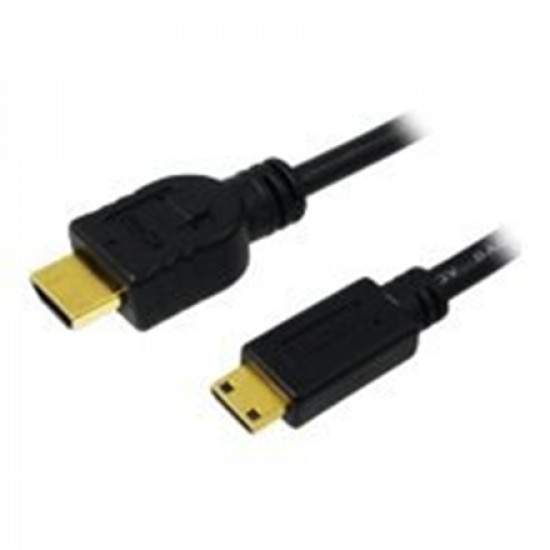 2m HDMI cable type A male - HDMI mini Typ C, bulk cable Logilink HDMI to mini-HDMI