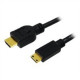 2m HDMI cable type A male - HDMI mini Typ C, bulk cable Logilink HDMI to mini-HDMI