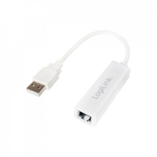 Logilink Fast Ethernet USB 2.0 to RJ45 Adapter: RJ-45 USB