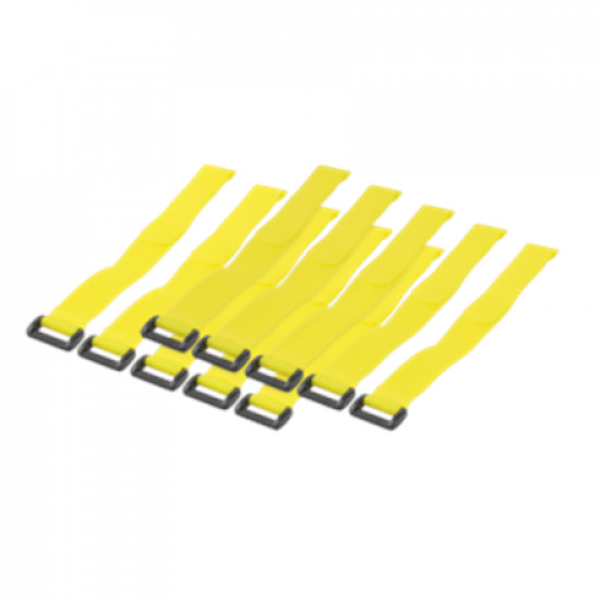 Logilink KAB0015, Wire Strap 300*20 mm, 10pcs, yellow Logilink