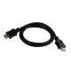 Cablexpert black HDMI to HDMI 1 m