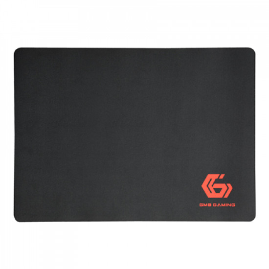 Gembird | MP-GAME-M | natural rubber foam + fabric | Gaming mouse pad, medium | Gaming mouse pad | 250x350x3 mm | Black