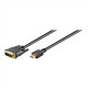 Goobay Black HDMI to DVI-D 1.5 m