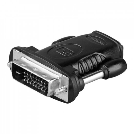 Goobay HDMI/DVI-D adaptor, nickel plated