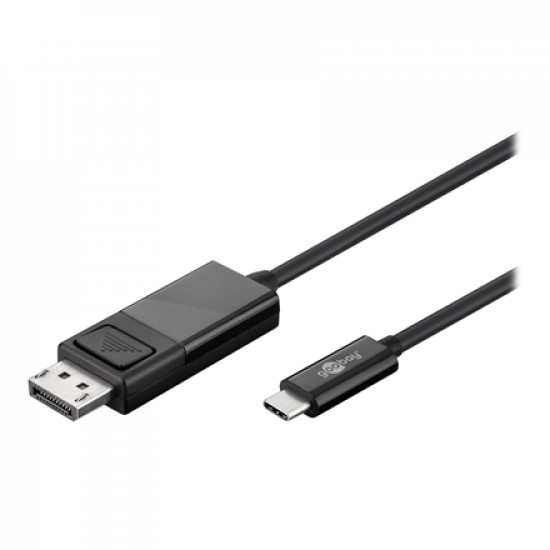 Goobay | USB-C- DisplayPort adapter cable (4k 60 Hz) | USB-C male | DisplayPort male | USB-C to DP | 1.2 m