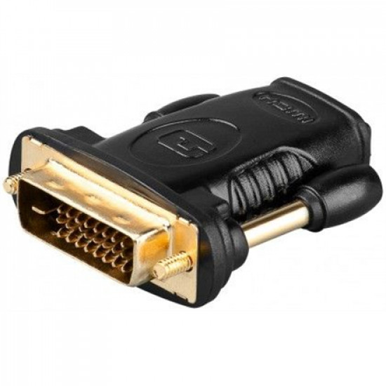 Goobay 68931 HDMI /DVI-D adapter, gold-plated Goobay