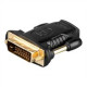 Goobay 68931 HDMI /DVI-D adapter, gold-plated Goobay