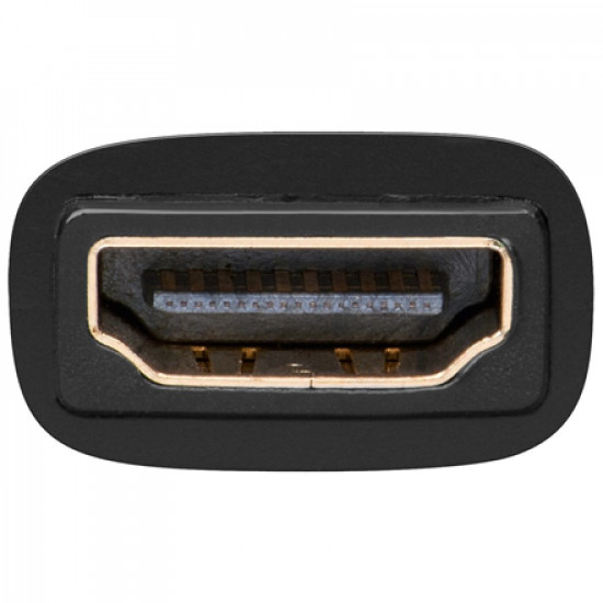 Goobay HDMI/DVI-I adapter, gold-plated 68690 Black