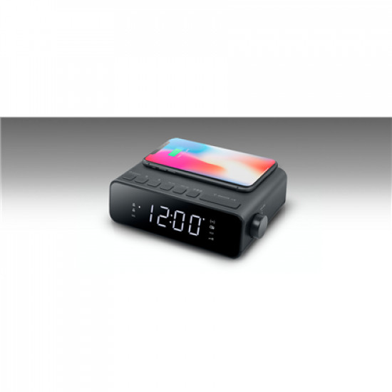 Muse Alarm function M-175 WI AUX in Alarm Clock Black