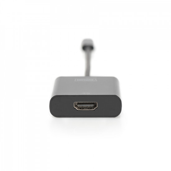 Digitus | USB Type-C to HDMI Adapter | DA-70852 | Black | USB Type-C | 0.15 m