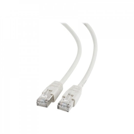 Cablexpert FTP Cat6 Patch cord Perfect connection Foil shielded - for a reliable connection Gold plated contacts 5 m White