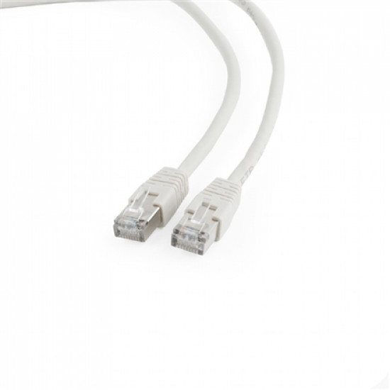 Cablexpert FTP Cat6 Patch cord Perfect connection Foil shielded - for a reliable connection Gold plated contacts 5 m White