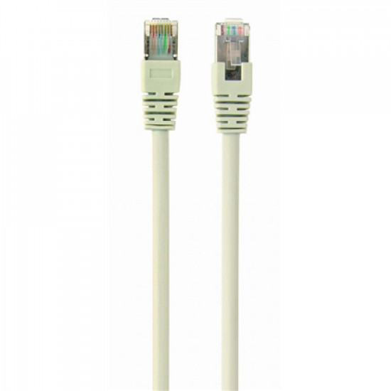 Cablexpert FTP Cat6 Patch cord Perfect connection Foil shielded - for a reliable connection Gold plated contacts 5 m White