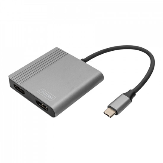 Digitus | USB-C - 2x HDMI Adapter | DA-70828 | USB-C | HDMI