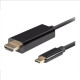 Lanberg USB-C to HDMI Cable, 1.8 m 4K/60Hz, Black Lanberg USB-C to HDMI Cable CA-CMHD-10CU-0018-BK 1.8 m Black