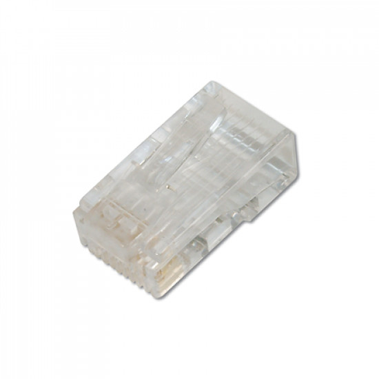 AK-219602 | CAT 6 Modular Plug, 8P8C, unshielded for Round Cable, two-parts plug