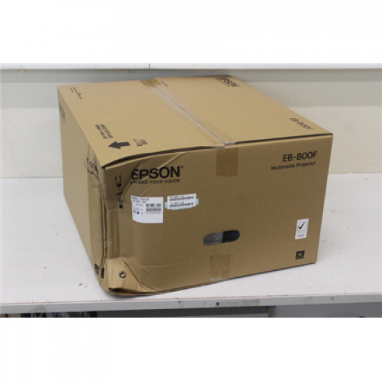 SALE OUT. Epson EB-800F 3LCD Projector /16:9/5000Lm/2500000:1, White Epson 3LCD projector Full HD (1920x1080) 5000 ANSI lumens White DAMAGED PACKAGING Lamp warranty 12 month(s)