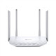 TP-LINK Router Archer C50 802.11ac 300+867 Mbit/s 10/100 Mbit/s Ethernet LAN (RJ-45) ports 4 Mesh Support No MU-MiMO No No mobile broadband Antenna type 2xExternal 1xUSB 2.0