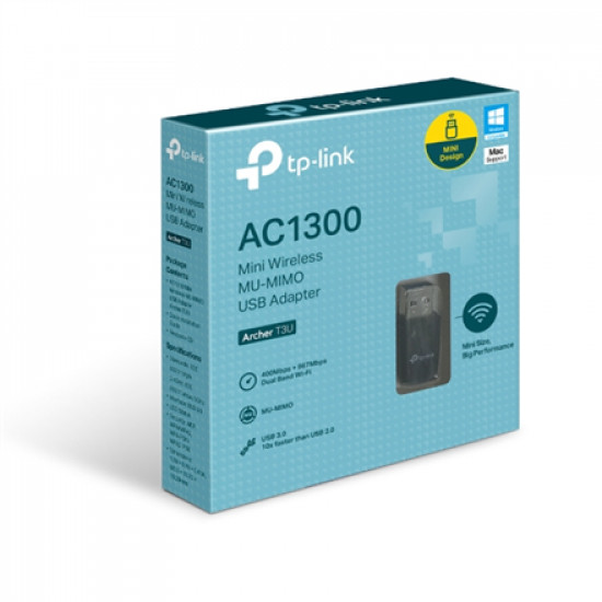 TP-LINK | MU-MIMO USB 3.0 Adapter | Archer T3U