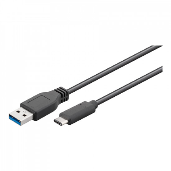 Goobay 71221 USB-C to USB A 3.0 cable, black, 2m Goobay USB 3.0 male (type A) USB-C male