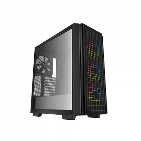 Deepcool MID TOWER CASE CG540 Side window Black Mid-Tower Power supply included No