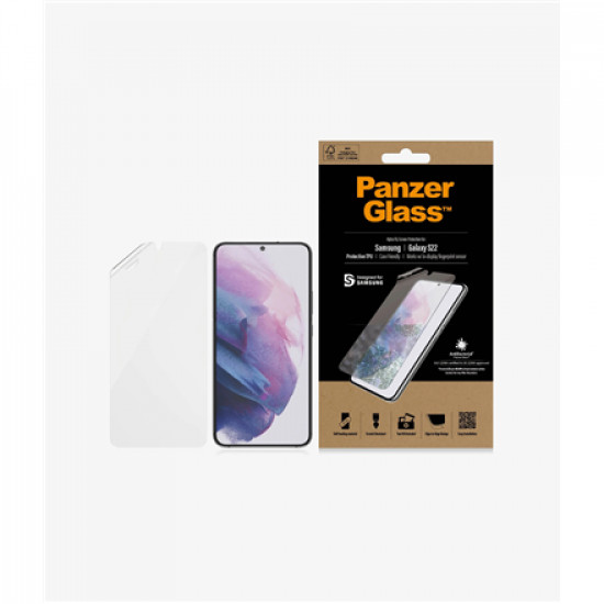 PanzerGlass Screen protector Samsung Galaxy S22 Self-healing TPU Transparent Case Friendly