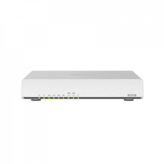 QNAP Dual bandRouter QHora-301W 802.11ax Ethernet LAN (RJ-45) ports 6 Mesh Support Yes MU-MiMO Yes No mobile broadband Antenna type Internal