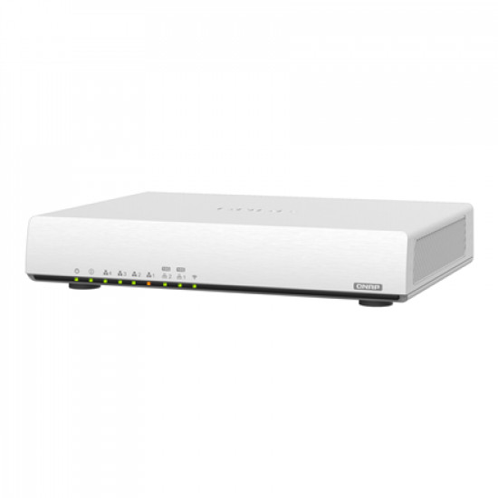 QNAP Dual bandRouter QHora-301W 802.11ax Ethernet LAN (RJ-45) ports 6 Mesh Support Yes MU-MiMO Yes No mobile broadband Antenna type Internal