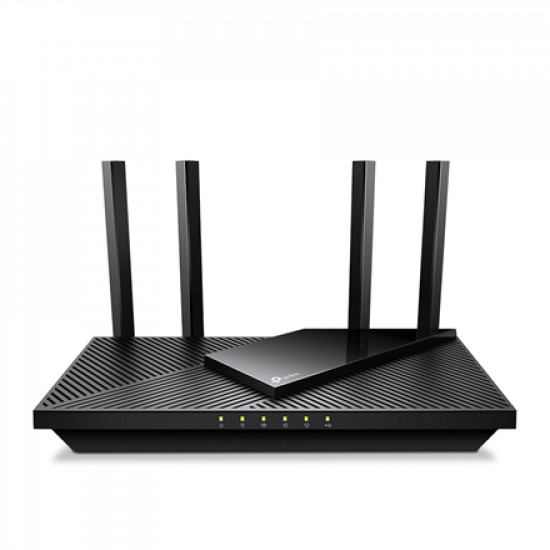 TP-LINK AX3000 Dual Band Gigabit Wi-Fi 6 Router Archer AX55 Pro 802.11ax 574+2402 Mbit/s 10/100/1000 Mbit/s Ethernet LAN (RJ-45) ports 3 Mesh Support Yes MU-MiMO Yes No mobile broadband Antenna type External