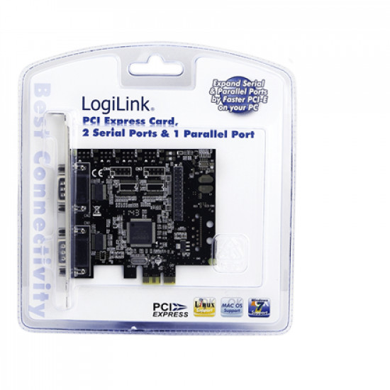 Logilink 2 x serial (COM), 1 x parallel (LPT) PCIe