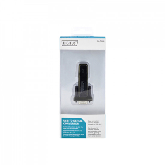 Digitus DA-70156, USB 2.0 to Serial adapter USB 2.0 RS232