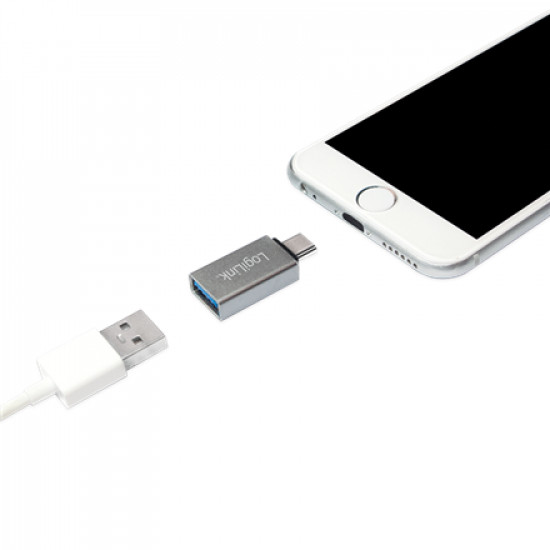 Logilink USB-C to USB3.0 and Micro USB Adapter USB 3.0, Micro USB 2.0 USB 3.1 type-C