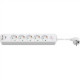 Goobay 5-way power strip with switch and 2 USB ports 1.5 m